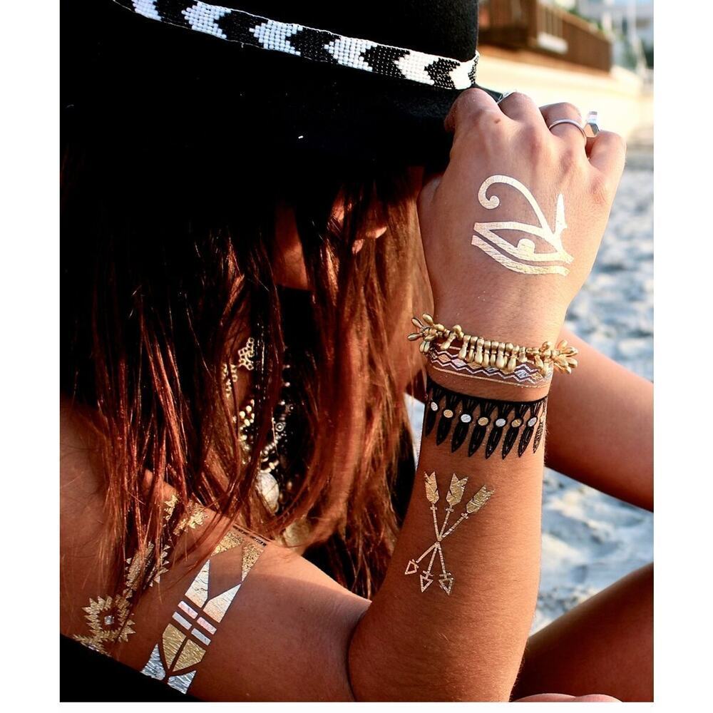 Vans Child Of Wild Flash Tattoos Temporary Metallic Tattoos 4 Sheets